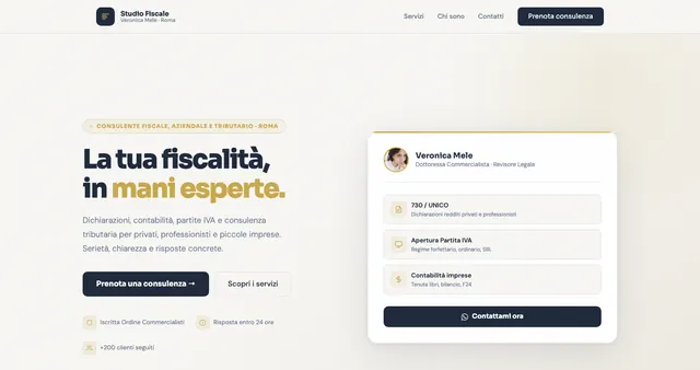 Anteprima di Studio Fiscale Veronica Mele