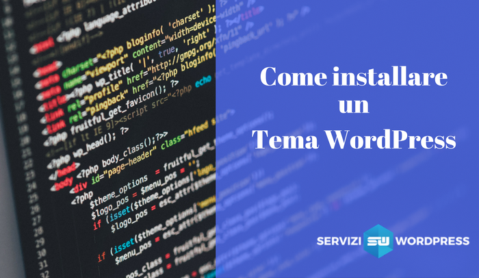 come installare un tema wordpress