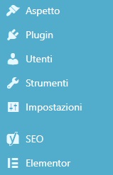 Barra WordPress Elementor