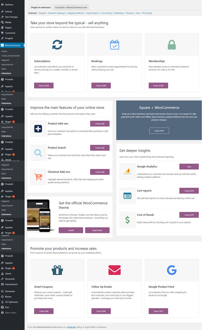 WooCommerce Extension woo