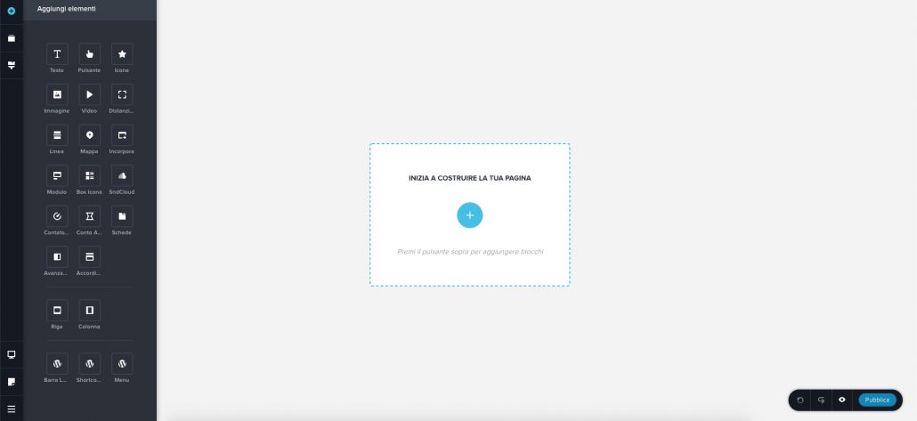 Brizy page builder page